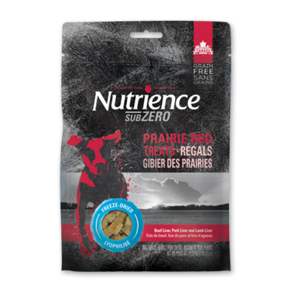 Nutrience Subzero  Freeze Dried Prairie Red Treats 凍乾脫水紅肉配方小食 90g  X4