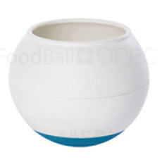OPPO Food Ball Regular (Blue- Green) #4 犬用球型搖搖食碗 (白+ 藍綠色)