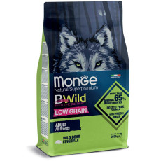 Monge BWild All Breeds Adult Wild Boar 低穀物成犬野豬肉配方 15 kg