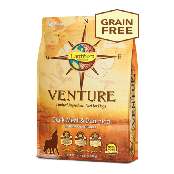 Earthborn Venture™ Duck Meal & Pumpkin Limited Ingredient Diet for Dogs 低敏單一蛋白鴨肉+南瓜 4lbs