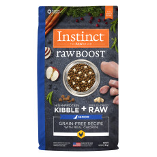 Instinct Raw Boost Grain-Free Recipe with Real Chicken for Senior本能生肉無穀物雞肉老犬用糧 21lbs