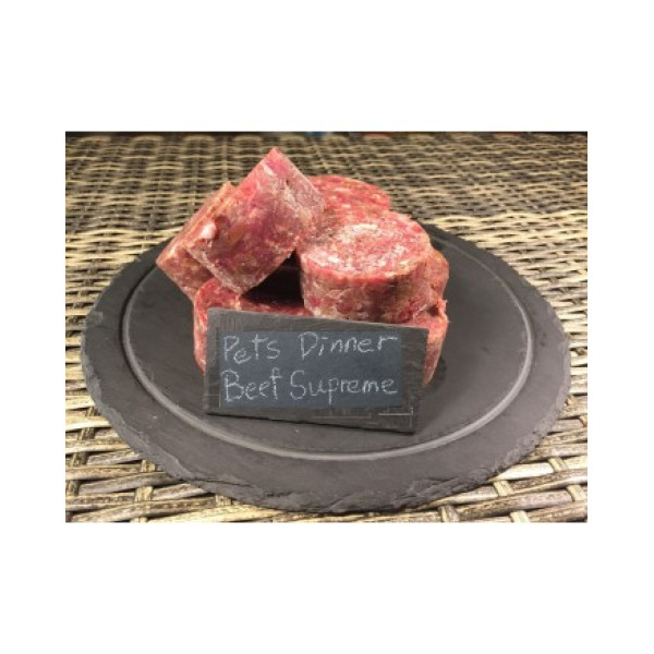 BORD (The Hungry Pet) Pet Dinner -  Beef Supreme 寵物肉餅 - 純牛配方 1kg (12 pcs) 