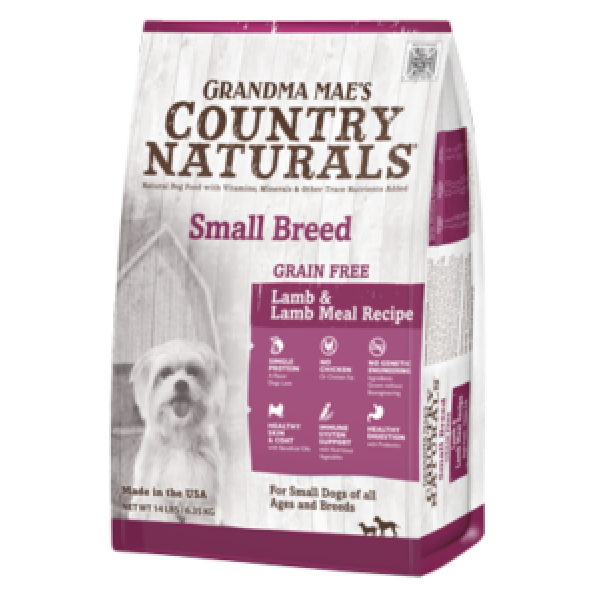 Country Naturals Grain Free Single Protein Small Breed Recipe for Dogs 無穀物單一蛋白羊肉小型犬配方4lbs