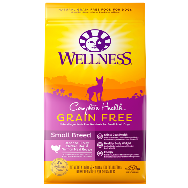 Wellness Complete Health Grain Free Turkey & Oatmeal For Small Breed Adult Dogs 無穀物無穀物小型成犬配方 4lbs