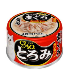 CIAO Chicken , Tuna and Crab Cat wet Food 濃湯 雞肉・吞拿魚 蟹柳棒貓罐頭 80g X 24