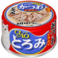 CIAO Chicken , Bonito and Shirauo Cat wet Food 濃湯 雞肉・鰹魚+白飯魚仔貓罐頭 80g X24