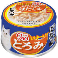 CIAO White Soup Chicken, Tuna and Scallops Cat wet Food 白湯吞拿魚+雞肉(帶子味)貓罐頭 80g