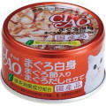 CIAO Tuna White Tuna with Tuna Wet Cat Food 頂級貓罐系列-吞拿魚白身+吞拿魚乾 85g X24