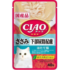 CIAO Pouch for cats urinary tract consideration scallops scallop taste 雞肉 帶子味 (防尿石) 40g 