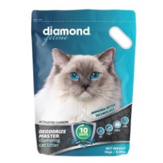 Diamond Feline Deodorize Master Clumping Cat Litter 無香除臭 4kg 