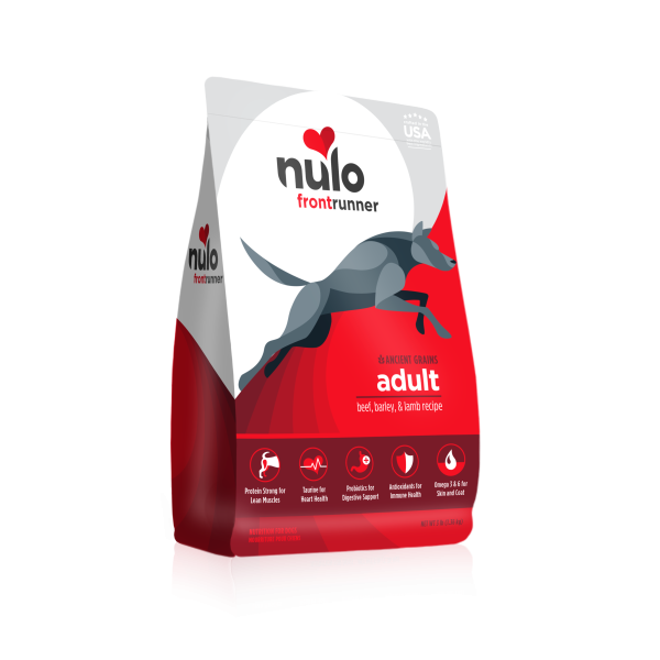 Nulo Frontrunner Ancient Grain Beef, Barley & Lamb Adult Dry Dog Food 牛肉、大麥、羊成犬配方 23lbs