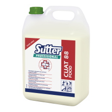 Sutter Professional CUAT 88 FOOD Disinfectant detergent for floors and washable surfaces 殺菌消毒清潔劑 5L