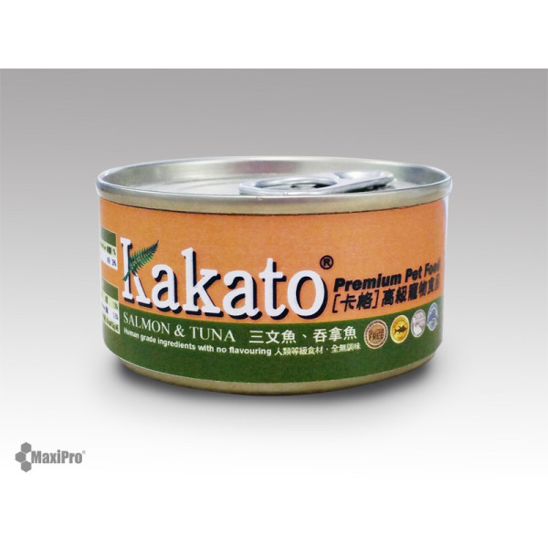 Kakato Salmon & Tuna 三文魚、吞拿魚170g X 48 罐