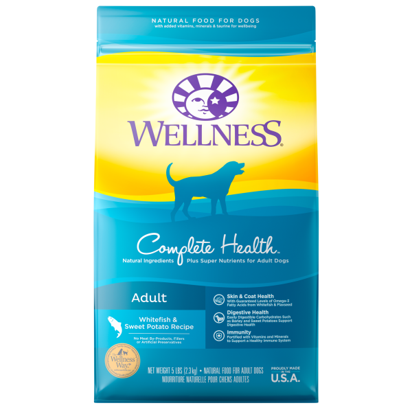 Wellness Complete Health Whitefish & Sweet Potato Recipe For Dogs 成犬鮮魚甜薯配方 15lbs