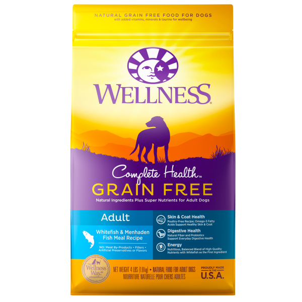 Wellness Complete Health Grain Free Whitefish & Menhaden Fish Meal For Dogs 無穀物鮮魚肉 (單一動物蛋白)狗配方 24lbs